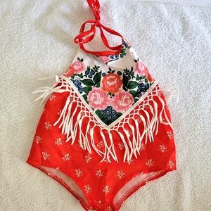 Halter Top Baby Onesie size 6 to 12 months